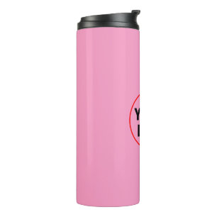 GARRAFA TÉRMICA PINK BOM DIA MUG