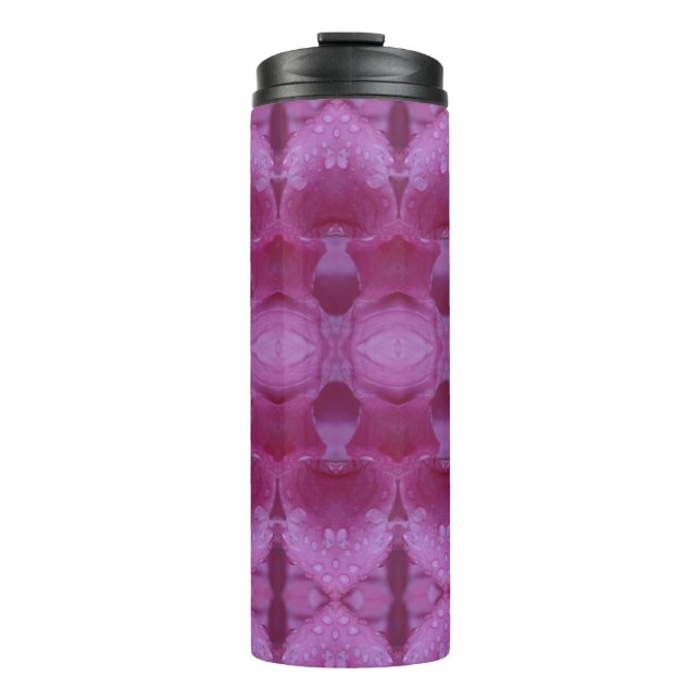 Garrafa Térmica Pink Petunia Ikat Também (Frente)