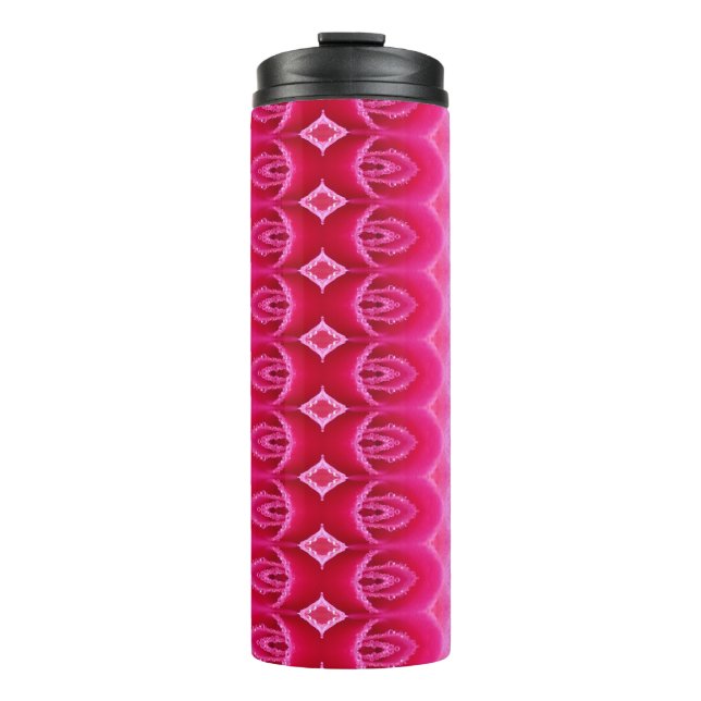 Garrafa Térmica Pinkey Rosa Ikat Zen (Frente)