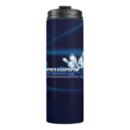 Garrafa Térmica Pinos de boliche e esfera