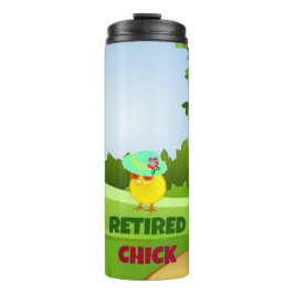 Garrafa Térmica Pintinho aposentado, oh dias felizes