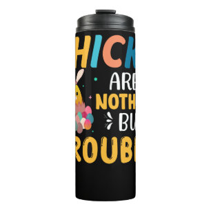 Garrafa Térmica Pintinhos Páscoas Engraçados Não São Mais Do Que P