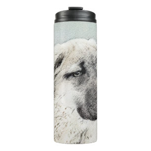 Garrafa Térmica Pintura Anatoliana Shepherd - Arte Original para C