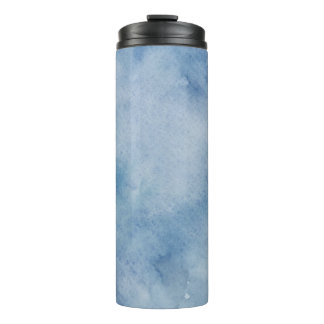 Garrafa Térmica Pintura de fundo de textura aquosa