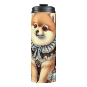 Garrafa Térmica Pintura Pomeraniana Cuja
