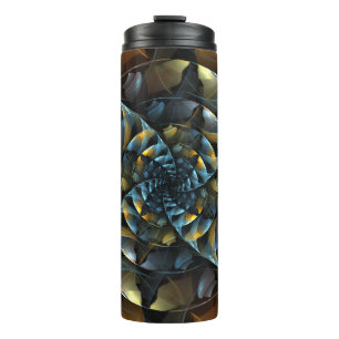 Garrafa Térmica PinWheel Abstrato Art