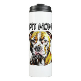 Garrafa Térmica Pit Bull Mãe | Pão-Cão