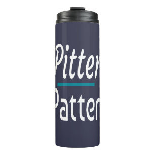 Garrafa Térmica Pitter Patter, Engraçado Humor Novelty Gift