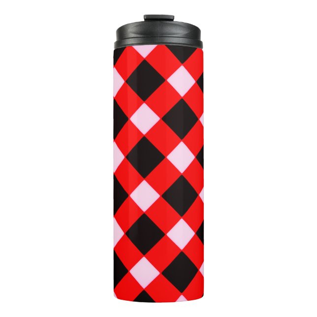 Garrafa Térmica 'Pizza Place' Pattern Tumbler (Frente)