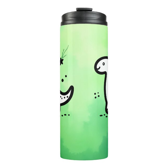 Garrafa Térmica Placa de papel (Frente)