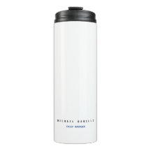 Planilha minimalista profissional de nome próprio