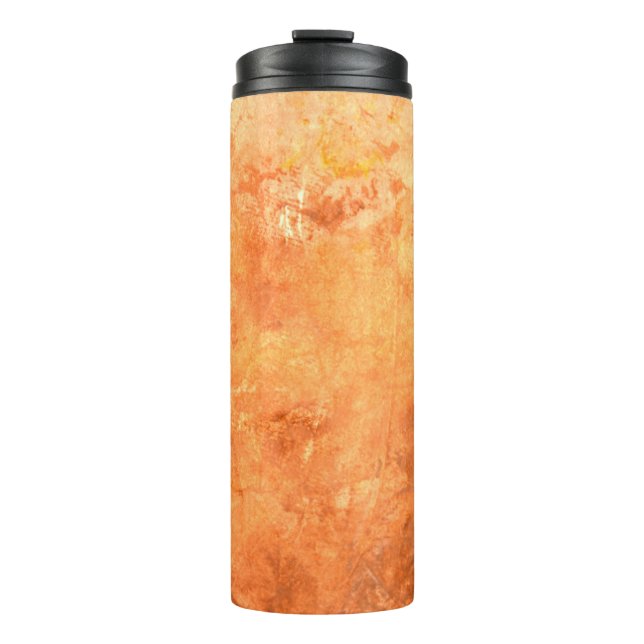 Garrafa Térmica planos de texturização da placa de ferro enferruja (Frente)