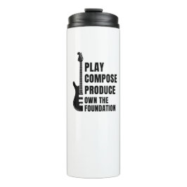 GARRAFA TÉRMICA PLAY, COMPOSE, PRODUCE FROM THE LOW END