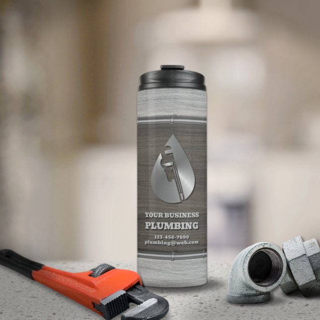 Garrafa Térmica Plumbing Business (Criador carregado)