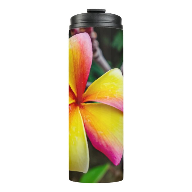Garrafa Térmica Plumeria rubra (Frente)