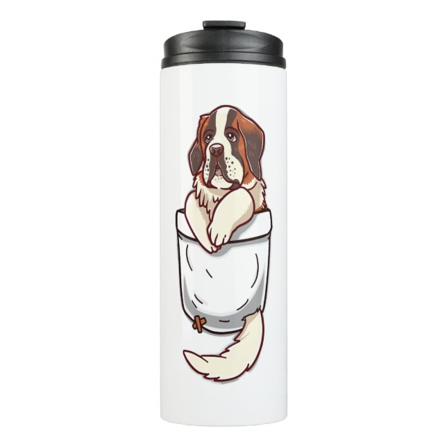 Garrafa Térmica Pocket Rua Bernard Puppy (Frente)