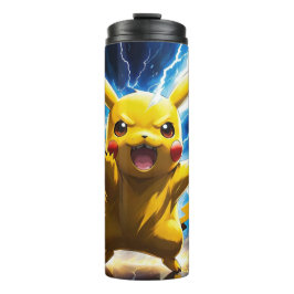 Garrafa Térmica Pokémon Pikachu Thermal Mug