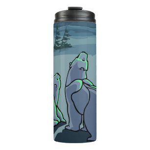 Garrafa Térmica Polar Bear Art Tumbler Mug Bear Drinkware & Gifts