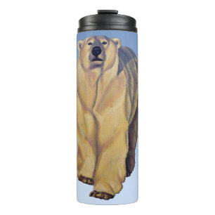 Garrafa Térmica Polar Bear Art Tumbler Mug Bear Drinkware & Gifts
