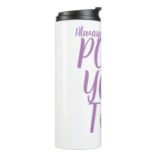 Garrafa Térmica Ponto aéreo do dançarino sua caneca de viagem do