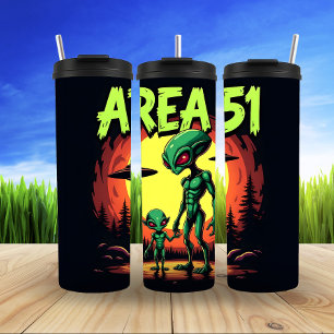 Garrafa Térmica Ponto de conexão extraterrestre: Zona 51