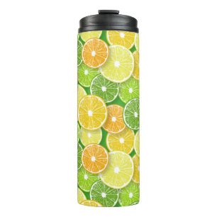 Garrafa Térmica Pop de fatias de fruta Citrus art 3