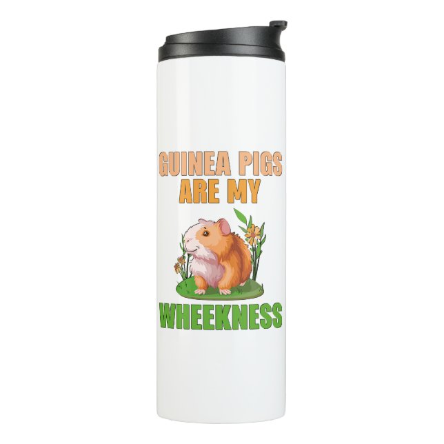 Garrafa Térmica Porcos-guineenses são minha roda (Giro à esquerda)