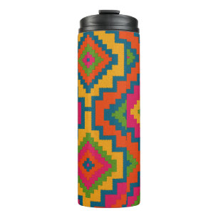 Garrafa Térmica Portátil CORES GEOMÉTRICO 