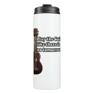 Garrafa Térmica positive guitar quote for guitar lovers