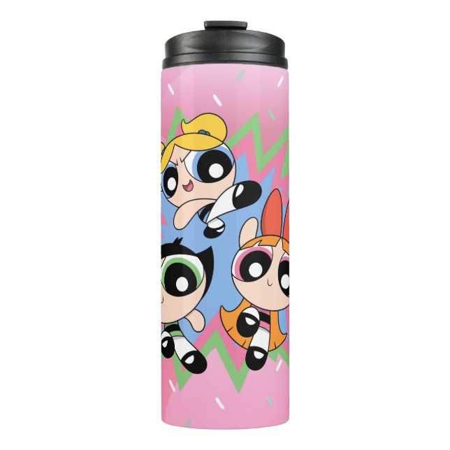 Garrafa Térmica Powerpuff Girls Powfator (Frente)