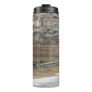 Garrafa Térmica praia de Biarritz, arquitetura Belle Époque.