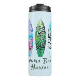 Garrafa Térmica Praia Hapuna Havaí Pranchas de Surf 