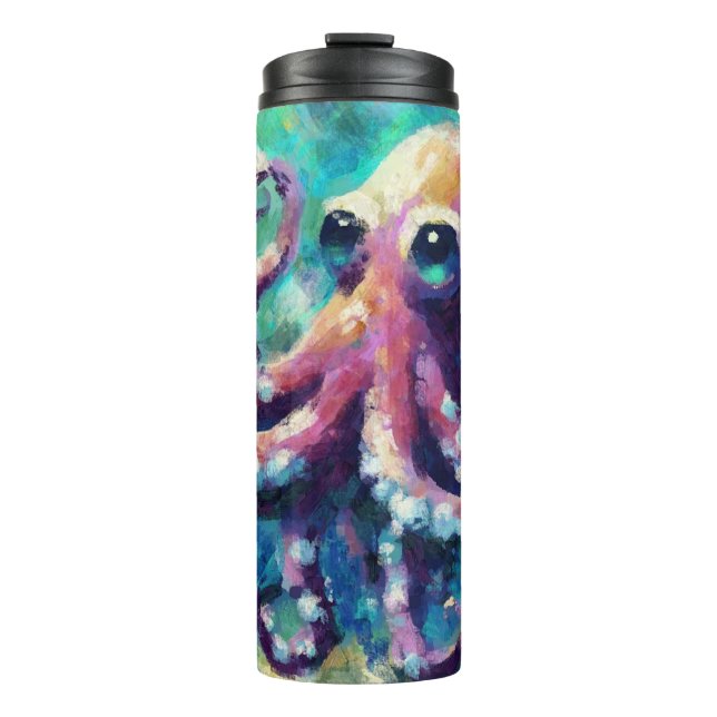 Garrafa Térmica Praia Náutica Costeira do Octopus Whimsso (Frente)