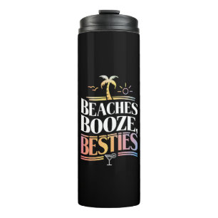 Garrafa Térmica Praias Booze e Besties Coconut Tree Summer