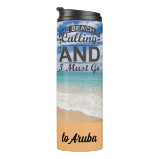 Garrafa Térmica Preciso ir a Aruba Tumbler Térmico