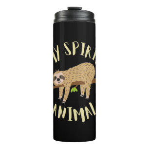 Garrafa Térmica preguiça meu animal espiritual
