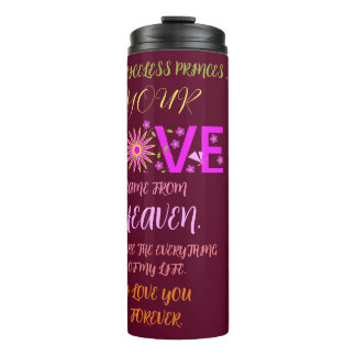 Garrafa Térmica PRESENTE DE dia de os namorados, ESPOSA, MARIDO