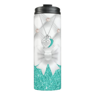 Garrafa Térmica Presente de dois tons