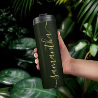 Presente de Na moda térmico minimalista personaliz