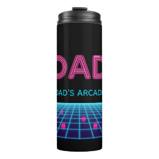 Garrafa Térmica Presente do Dia dos Pais Neon Arcade Retro DAD Ano