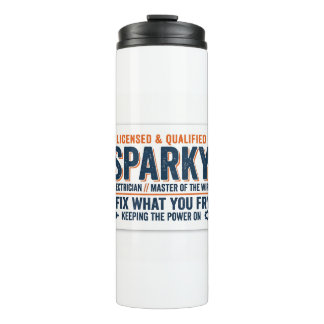 Garrafa Térmica Presente para Eletricistas Sparky