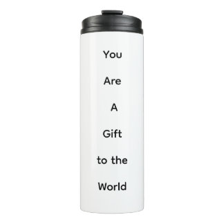 Garrafa Térmica Presente para o Mundo Tumbler Térmico