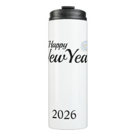 Garrafa Térmica Presente Personalizado de Ano Novo Feliz