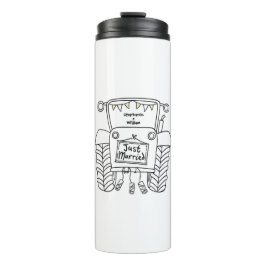 Garrafa Térmica Presente personalizado de casamento do país do tra