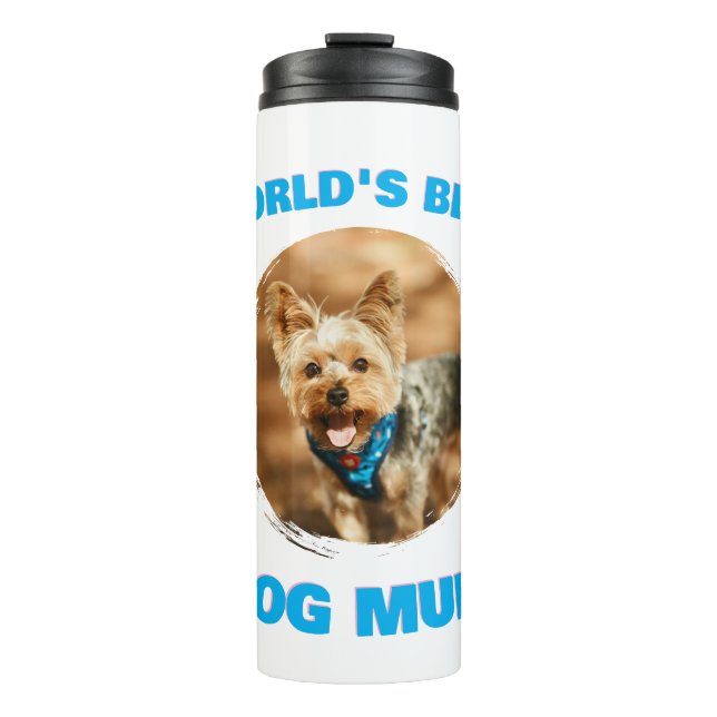 Garrafa Térmica Presente Personalizado Mínimo Melhor Cachorro Gato (Frente)