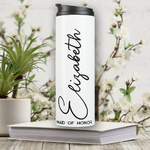 Garrafa Térmica Presente Personalizado para as Damas de Honra Bran