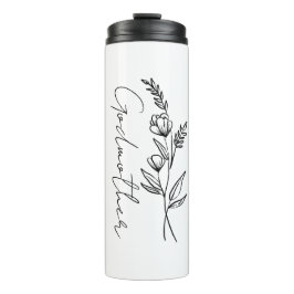 Garrafa Térmica Presente personalizado para madrinha, madrinha, An