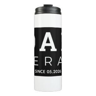 Garrafa Térmica Presente Personalizado Retro para o Pai Est 2026 M