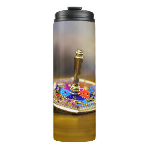 Garrafa Térmica Presente SlipperyJoe Hanukkah dreidel base octogon