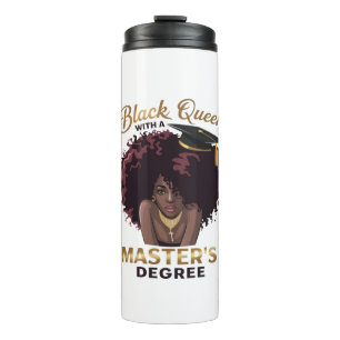 Garrafa Térmica Presentes de Graduação Lindos para Rainha Negra Me